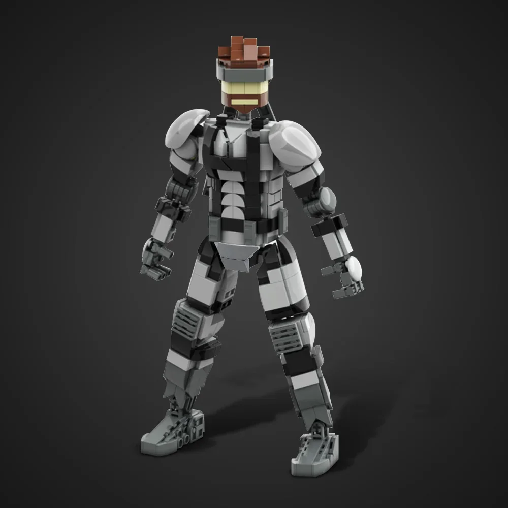 MOC – briques serpent solides, équipement métallique, jeux de modèles, personnages d'action serpent solide, blocs de construction, jouets d'assemblage, cadeaux pour enfants, bricolage