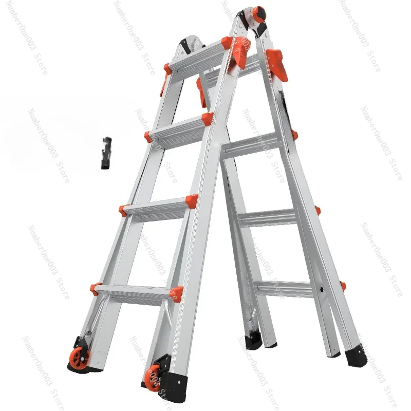 Little Giant 15' Aluminum Multi-Use Ladder with Rack