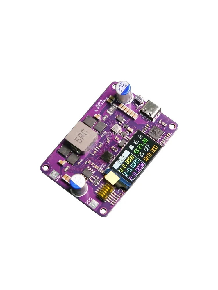 

IP2366 two-way step-up and buck PD3.1 fast charging 140w high-power power bank module with display