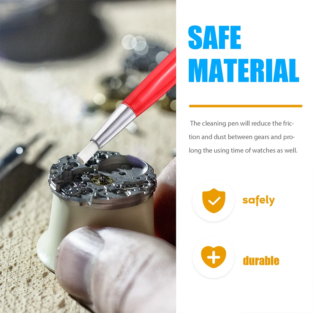 ปากกาขัดเพชร 2 ชิ้น พร้อมแปรงทำความสะอาดไนลอนคุณภาพสูง สำหรับขัดนาฬิกา ขัดเงา ขัดไฟเบอร์กลาส เจาะ และทำความสะอาด