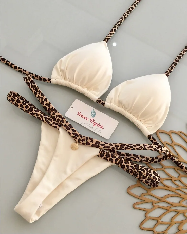White leopard print