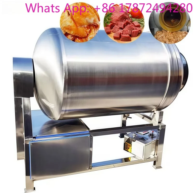 Tumbling Machine Chicken Food Meat Sausage Mixer Drum 100-2000L Vacuum Tumble Marinator Meat Marinating Tumbler Machine for Meat