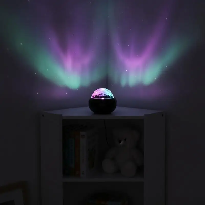 Dynamic Multi Colored Starry Sky Aurora Galaxy Projector Lamp For Home Bedroom Party Mood Light Leisure Relax Interior Decor Su