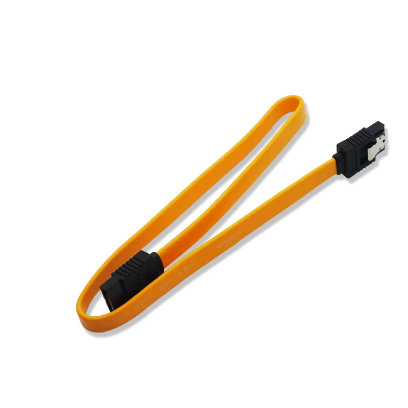 1 unidad de disco duro SATA 3 RAID de 40cm, Cables de señal de disco duro, amarillo, recto, de alta velocidad, SATA 2