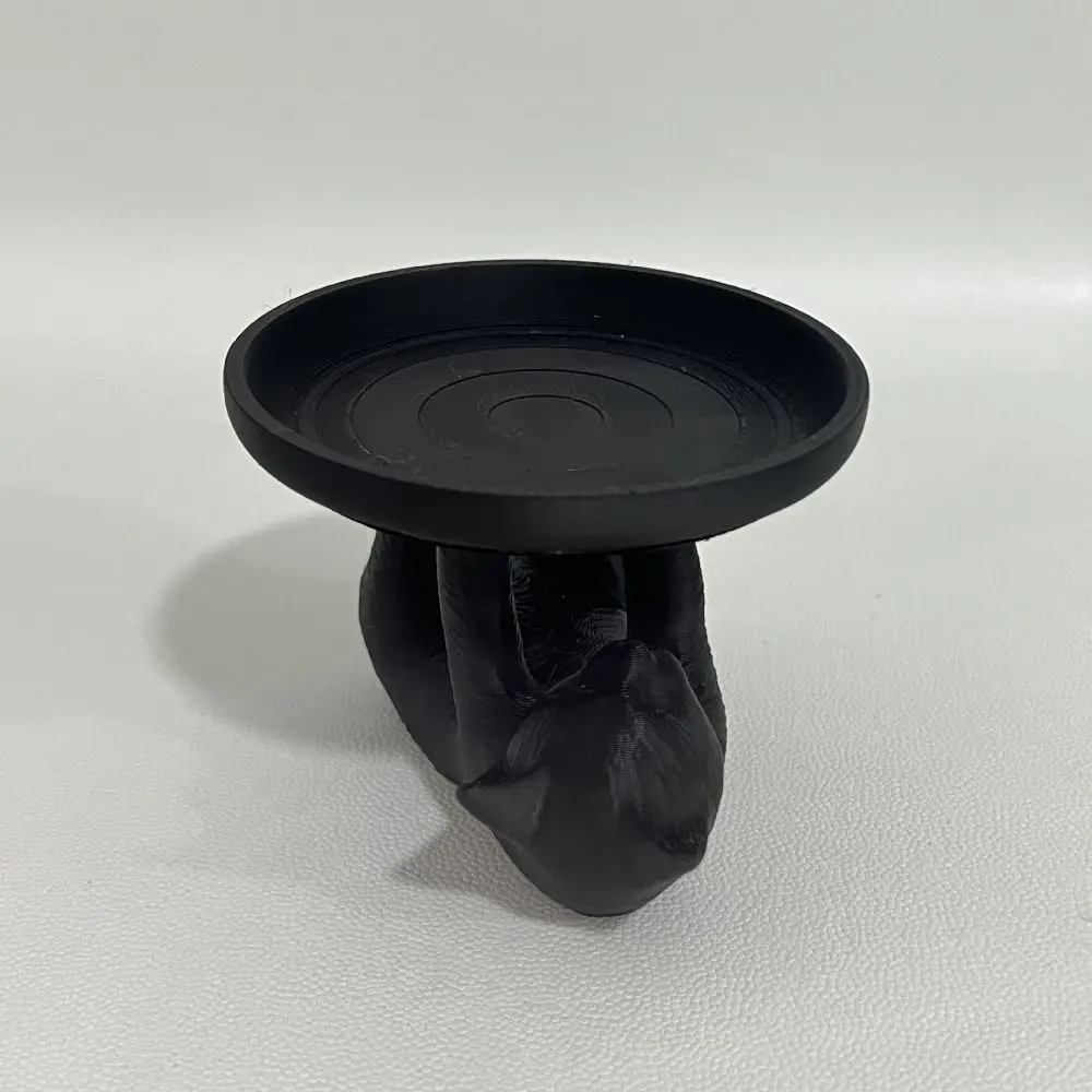 Fun Cat Shape Cat Jewelry Tray Large Capacity Black Mini Key Tray Decoration INS Jewelry Storage Tray Key Organization