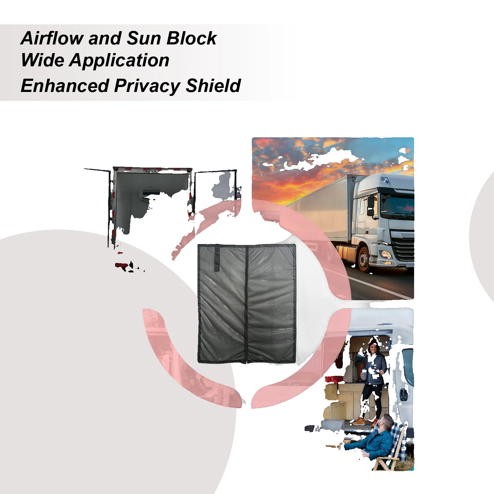 

Магнитный дверной экран для фургона, защищенная от мух, магнитная сетка для боковой двери автофургона, защитная сетка от мух для кемпинга, приключений на открытом воздухе, поездки на дорогу