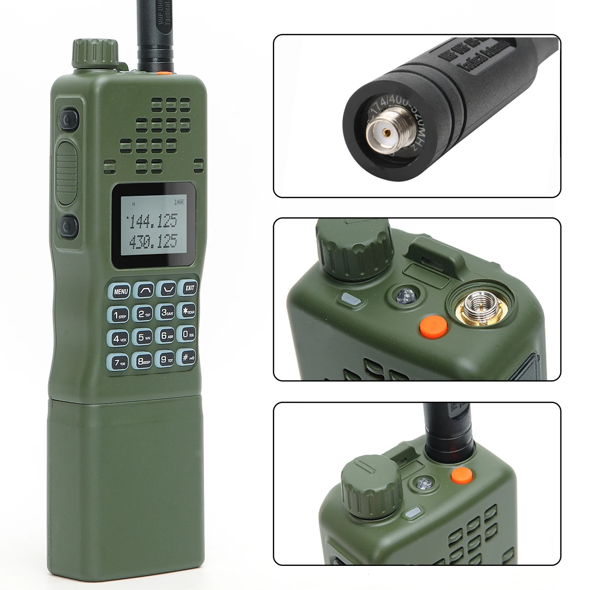 Baofeng 15W Powerful Walkie Talkie AR-152 Military Tactial Dual Band UHF/VHF Two way Radio 12000mAh AN /PRC-152 Transceiver