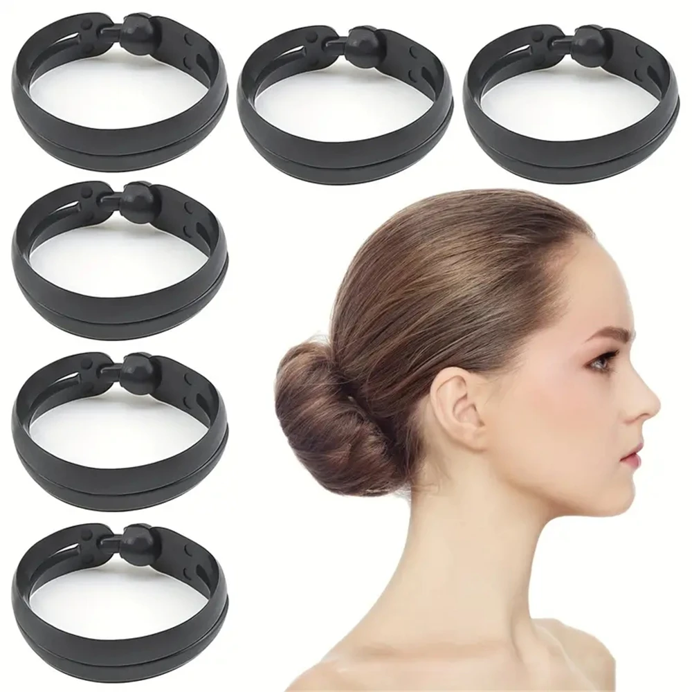 2 sztuk/zestaw kobiety Diy stylizacja włosów Updo pączek głowa kulowa kok klip akcesoria narzędziowe czarny