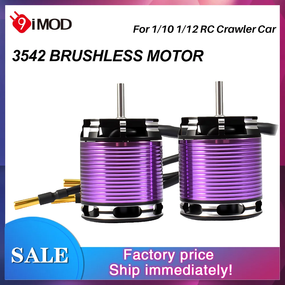 9IMOD 3542 Brushless Motor 1630KV 2250KV Outrunner Motor 1/10 1/12 for RC Crawler Car Axial SCX10 Traxxas TRX-4 TRX-6 Tamiya