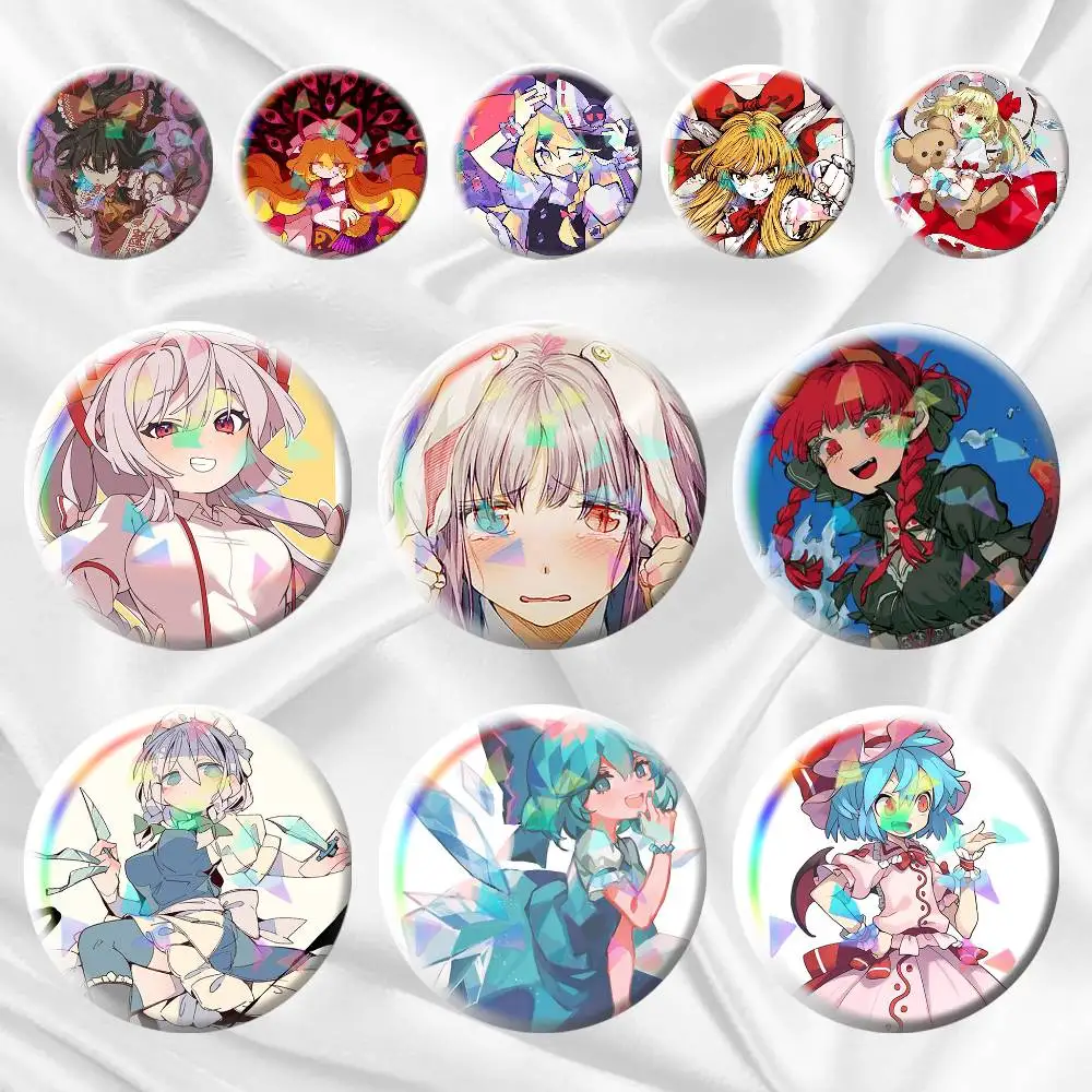 

Touhou Project G-Game 75mm 44mm 25mm Accessories Toys Badge Brooch Backpack Hat Pins