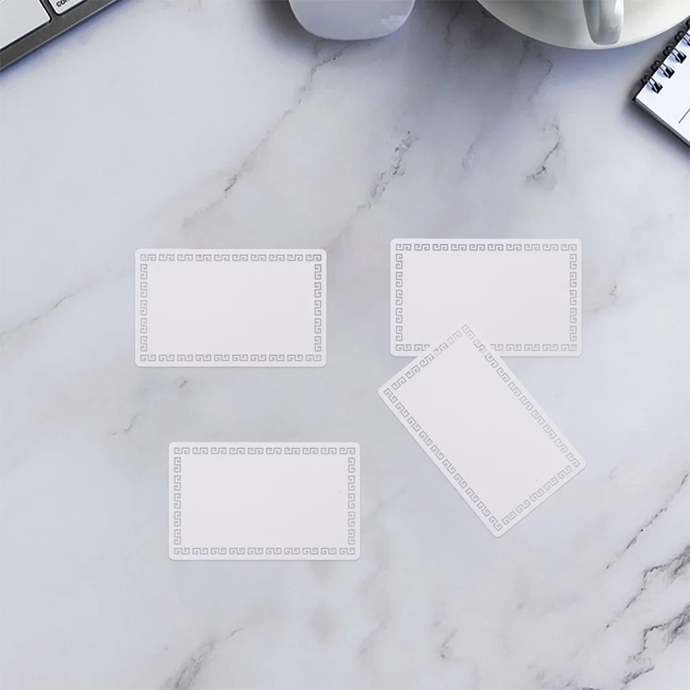 

10pcs Aluminum Blank Business Sublimation Coated Thin Metal For Diy Printing Double Sided Smooth Edge Customizable Cards