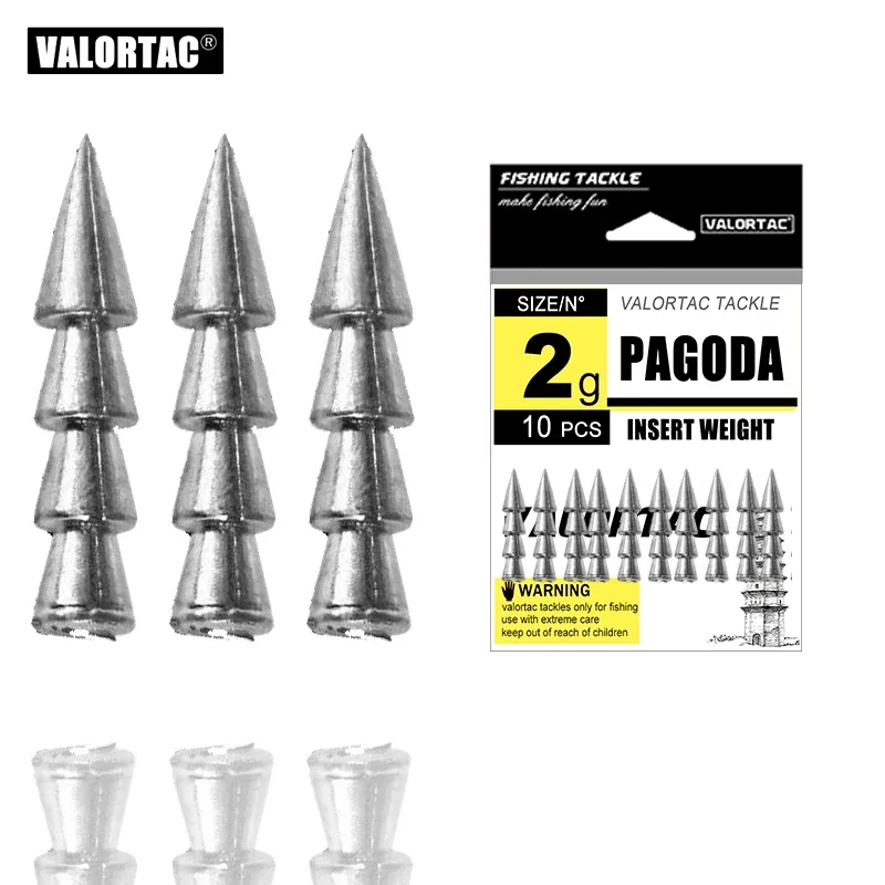 1g 1.5g 2g nail sinker pagoda Insert Weight Nail Sinker For jigging Fishing Accessories Wacky Senko Worm Jigging Fishing