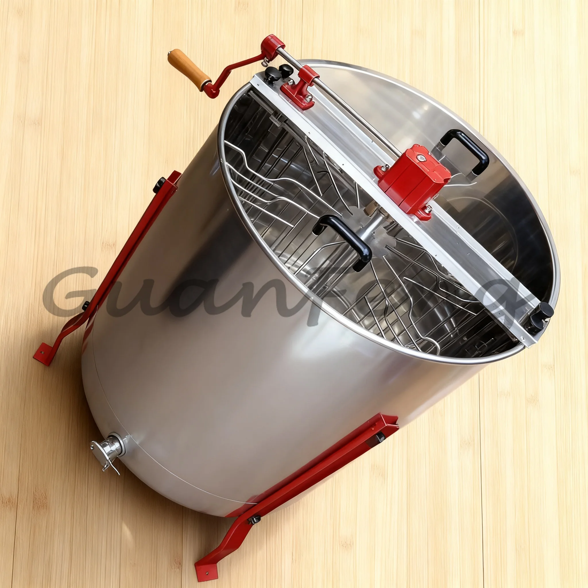 Manual 6 Frame Honey Separator Extractor, Professional Beekeeping Processing Equipment