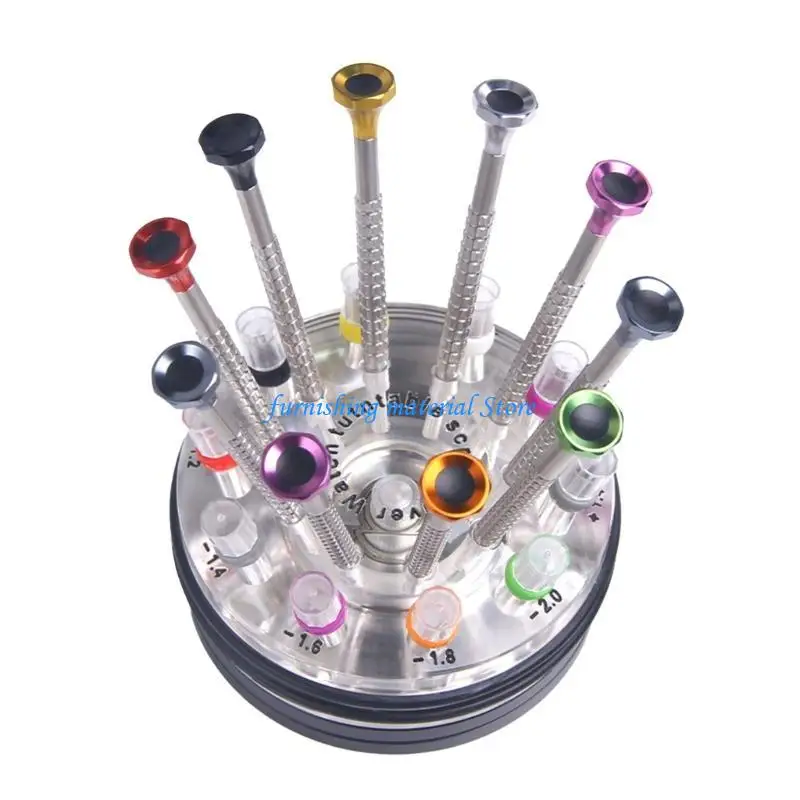 مجموعة مفك براغي دقيقة للإصلاح المنزلي Y5GD، أداة يدوية سهلة الاستخدام برؤوس مسطحة، أداء موثوق #3