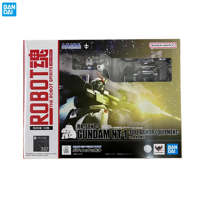 Bandai RX-78NT-1 Gundam NT-1 FULLARMOR EQUIPMENT-VER.A.N.I.M.E. ROBOT Action Figures Scale Anime Toys Action Figure Original Box