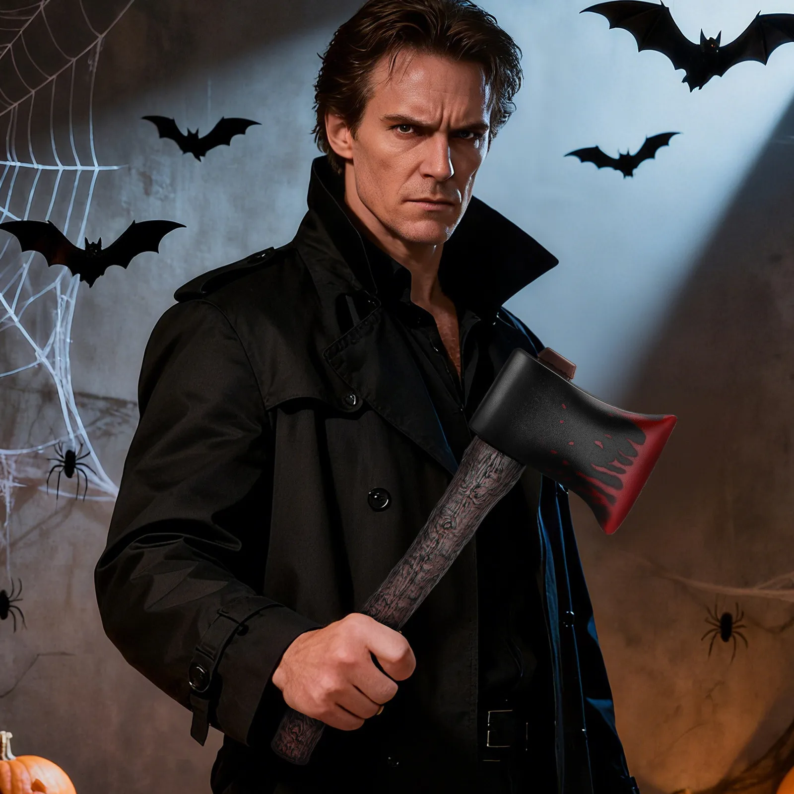 

Искусственный легкий и прочный реквизитный топор для Хэллоуина, для сценических выступлений, косплея, декоративный топор для вечеринок, товары для Хэллоуина