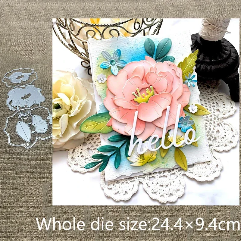 

Новый дизайн, металлическая вырубная форма-трафарет для вырезания цветка георгина, для скрапбукинга, вырезания из бумаги, для альбомов, открыток, тиснения