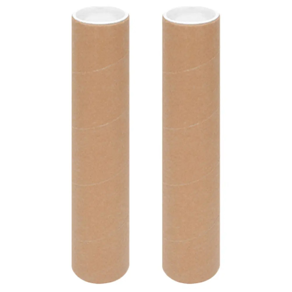 

2Pcs Thick Heavy-Duty Document Mailing Tubes Artwork Poster Storage Tubes Shipping Tube Caps Document Shipping Tube