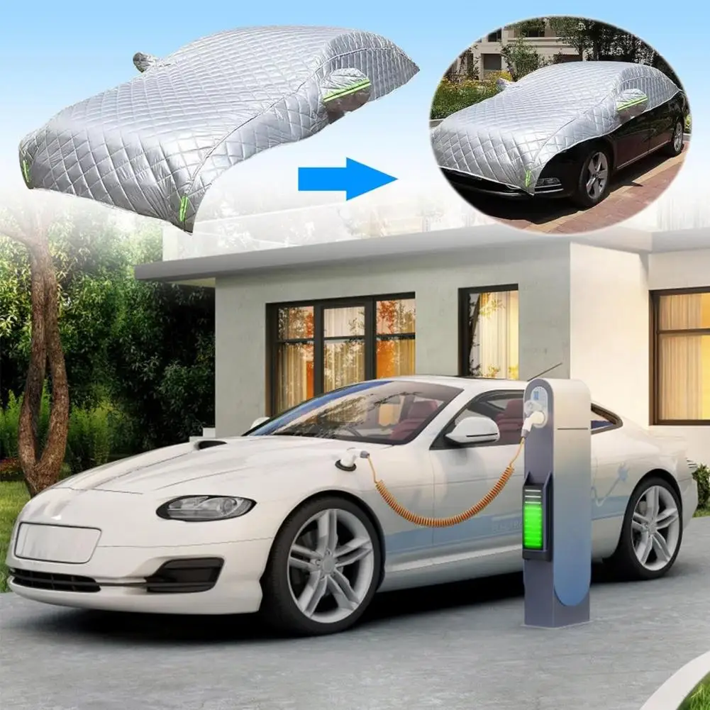 

Универсальный чехол для автомобиля: всесезонная защита от солнца, снега, мороза и града, полный внешний защитный тент-навес