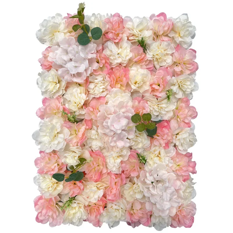 40X60CM Artificial Flower Wall Dahlia Flower Pai Wedding Supplies Silk Flower Wedding Decoration Window Background Wall