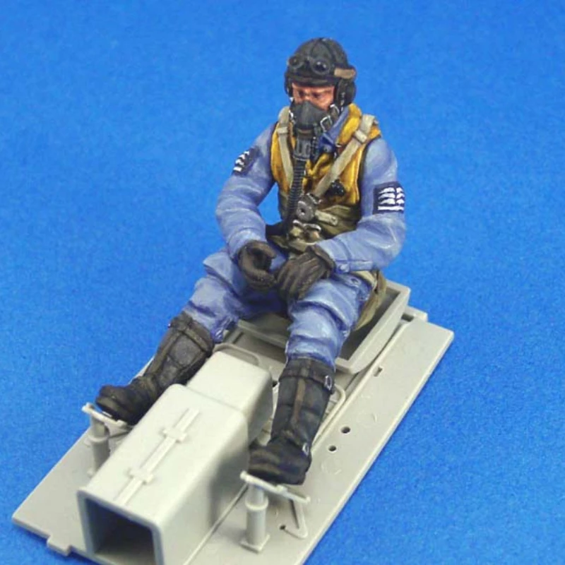 Harzfiguren-Modellbausätze im Maßstab 1:32, History Mini Scene, Flugzeugpilot, unmontiert und unbemalt, Nb393 (OHNE BASIS)