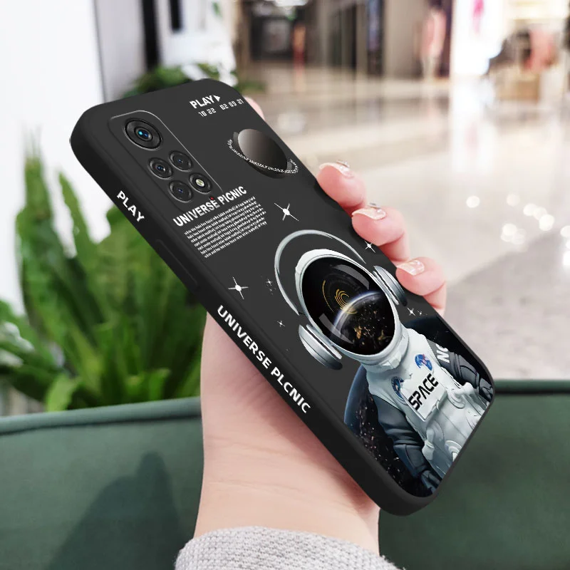 Astronaut Angel Phone Case For Xiaomi Redmi Note 14 13 12 12S 11 11S 10 10A 10T 10S 9T 9 8 7 Pro Plus 10C 9A 9C 9T 4G 5G Cover