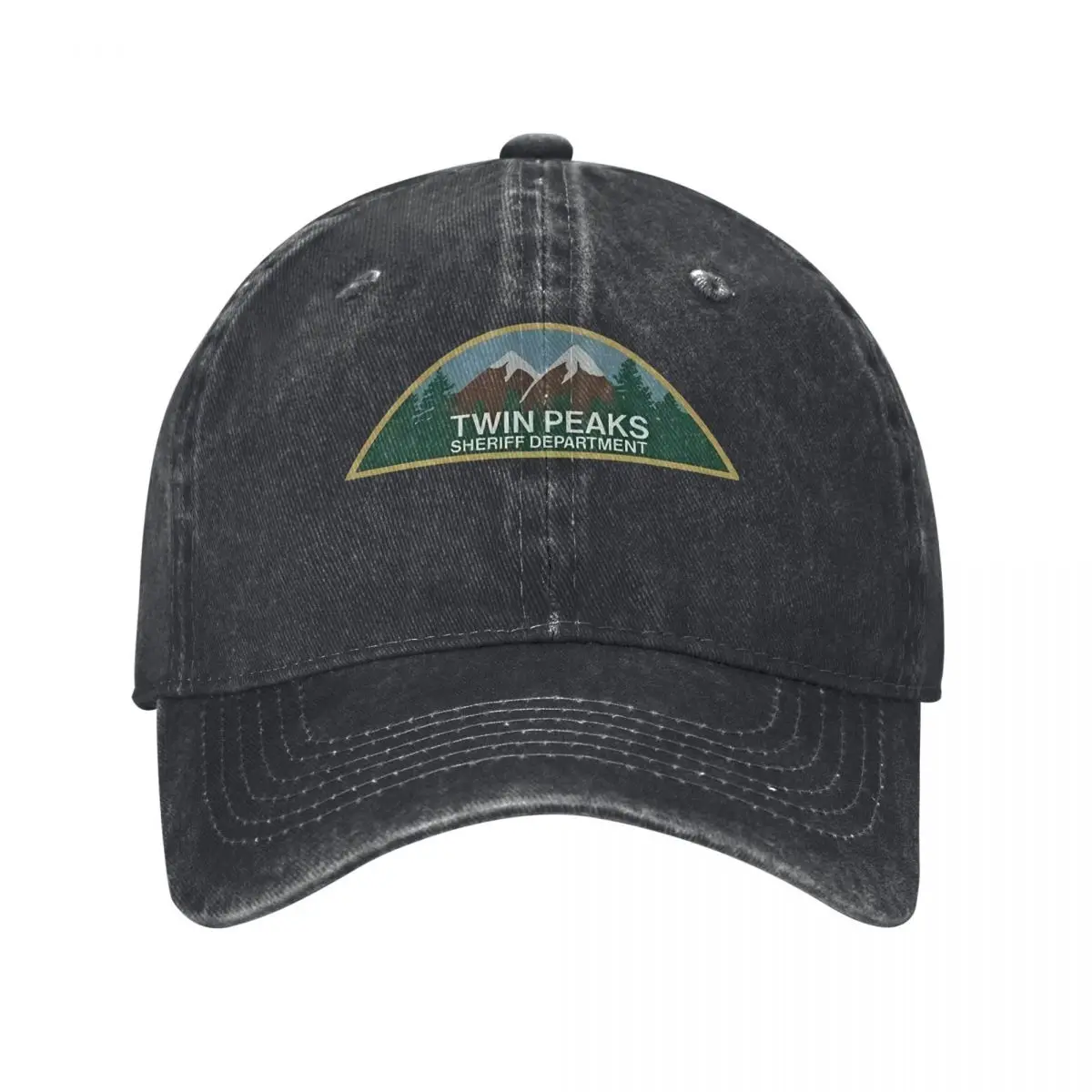 

Twin Peaks Sheriff Department demin Cap Lightweight Women Hat Cap Man Summer