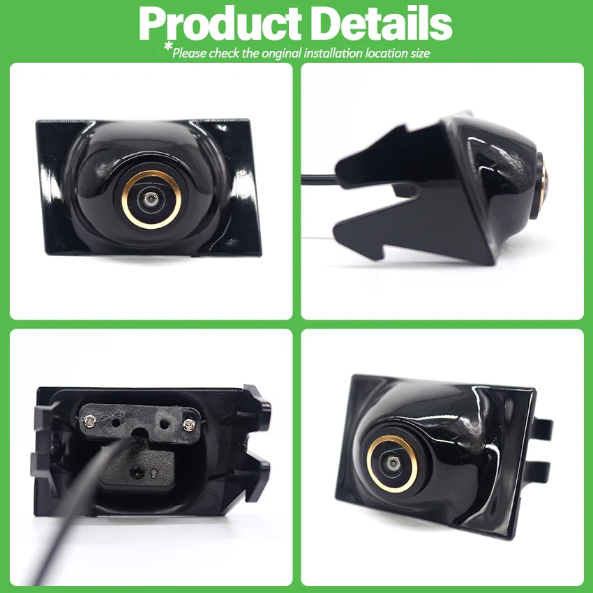 170 ° كاميرا أمامية للسيارة AHD 1080P لسيارة Mercedes Benz E Class W213 S213 E250 E300 E53 2016 ~ 2020 كاميرا عرض أمامية بشعار السيارة #6