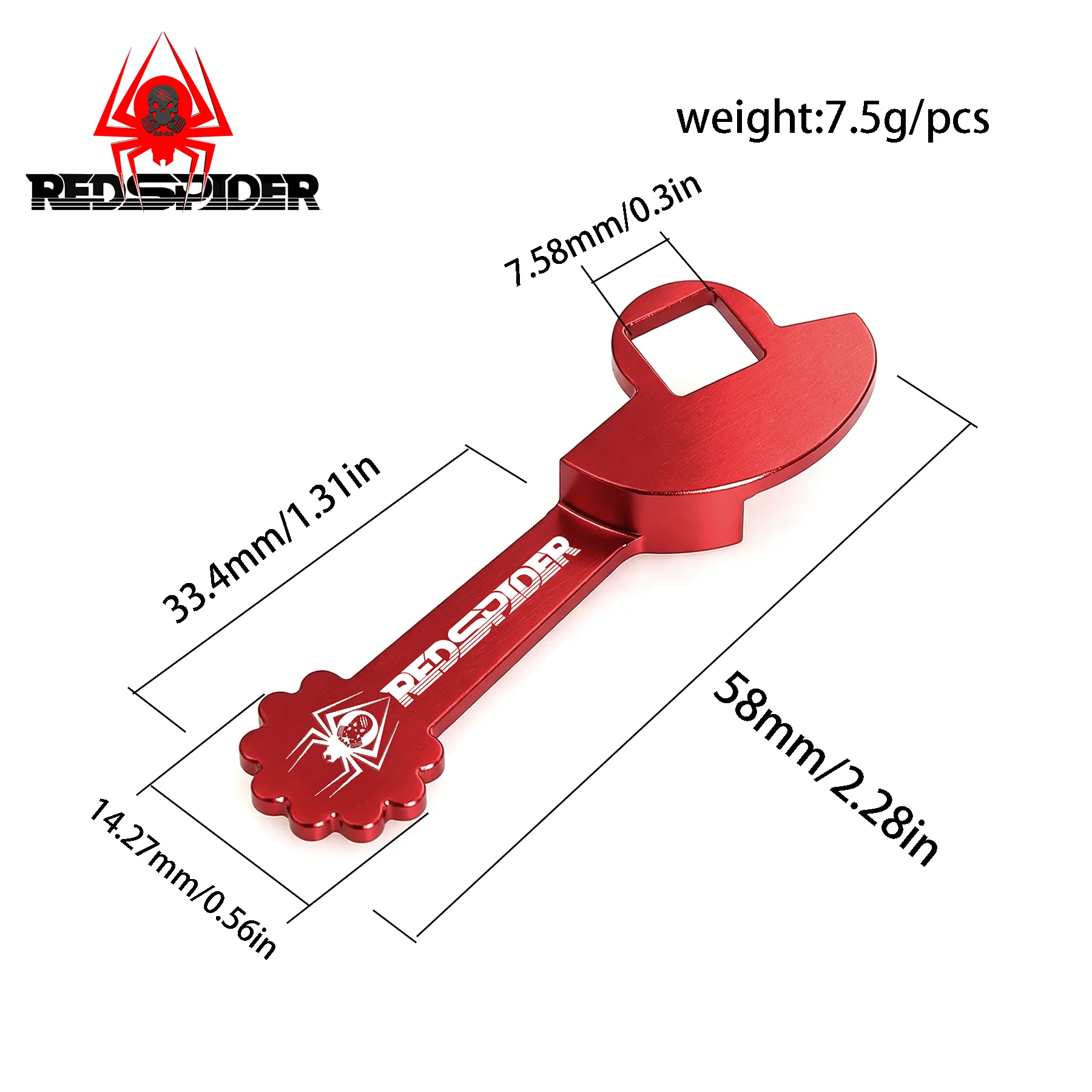 RED SPIDER 1Pcs SENSE S10 TX One Hand Steering Mod Kit 10 Channel RC Remote Mod Parts for RC Off-Road Truck