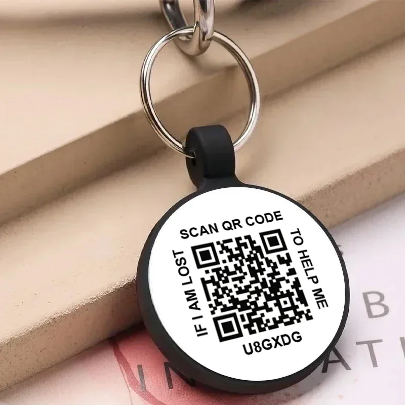 Silica Gel Pet Cat Dog ID Tag Collar Accessories Personalized Online Profile Charm Supplies for Dog Tag Location Alert Email