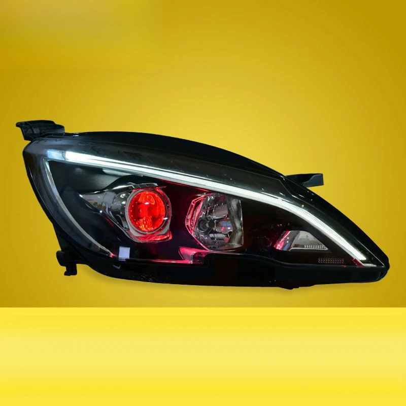Suitable for Peugeot 308S 408 Headlight Assembly Modification Unlocking One Touch Blue Daytime Running Light LED Turn Signal Lig