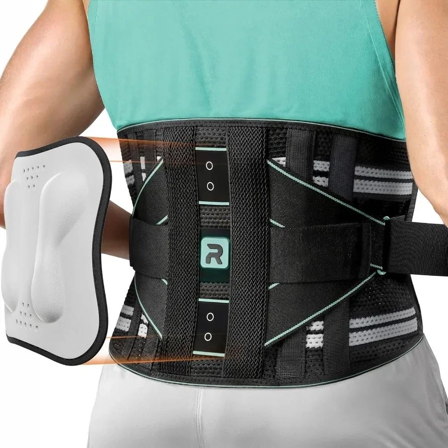 

Elastic Back Support Belt with 8 Stays for Lower Back Pain Relief During Worklifting Breathable Soft Lumbar Support for Women a