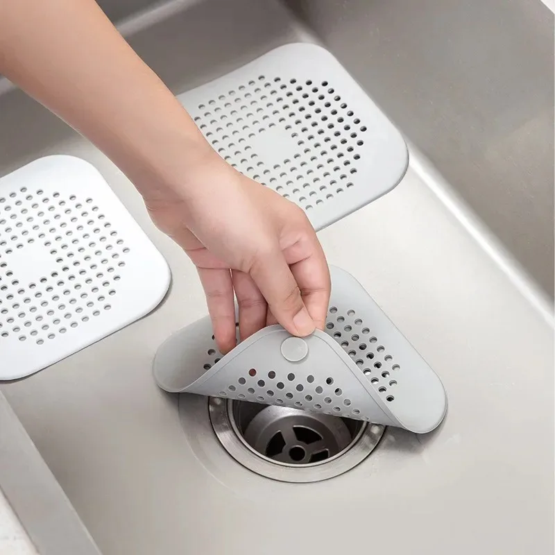 Silicone Floor Drain Tape with Suction Cup Floor Drain Pad Bathroom Kitchen Anti Odor and Deodorizing Floor Drain Deodorizer