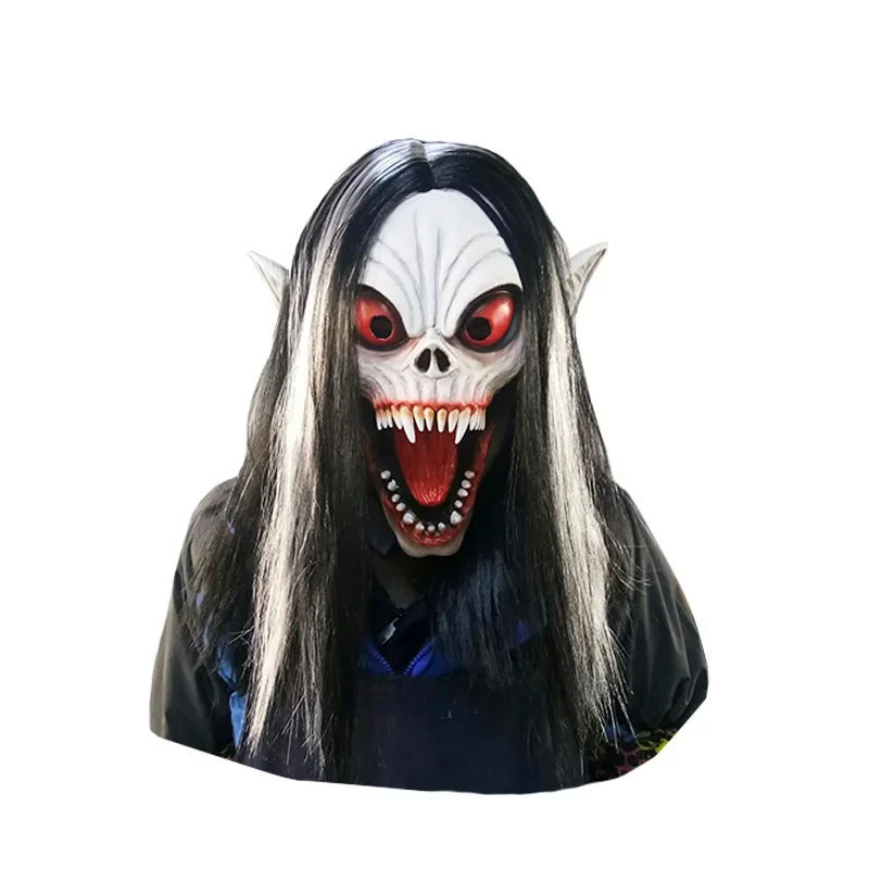 Vampire costume headgear Mobius half-body mask Europe and the United States Halloween scary cosplay latex mask