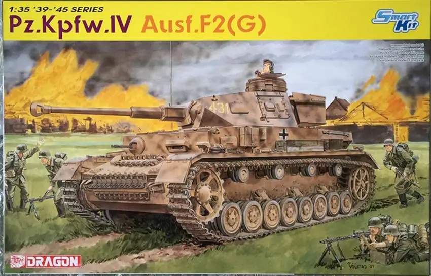 

DRAGON 1/35 Scale Pz.Kpfw.IV Ausf.F2(G) Model Kit 6360