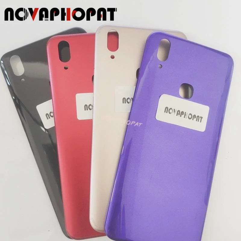 For Vivo Y85 Y85A / V9 Battery Door Cover Rear Case Back Housing Side Power Volume Botton Bezel + Camera Glass Lens