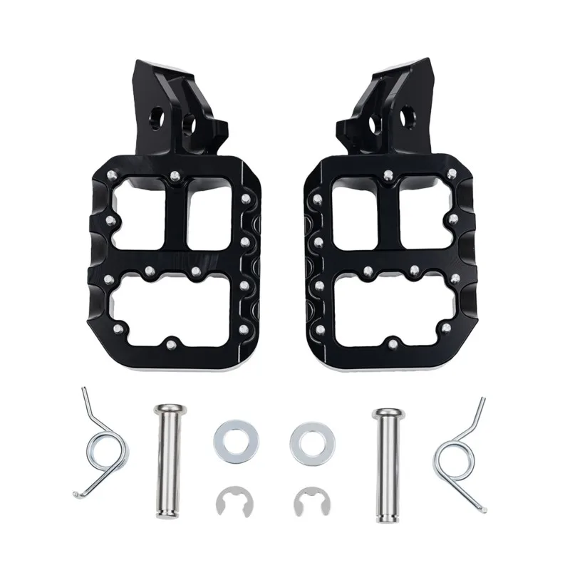 A60E-Motorcycle Accessories For Sur-Ron Ultra Bee Black Wide Commuter Foot Pegs Footrest Electric Dirt Bike