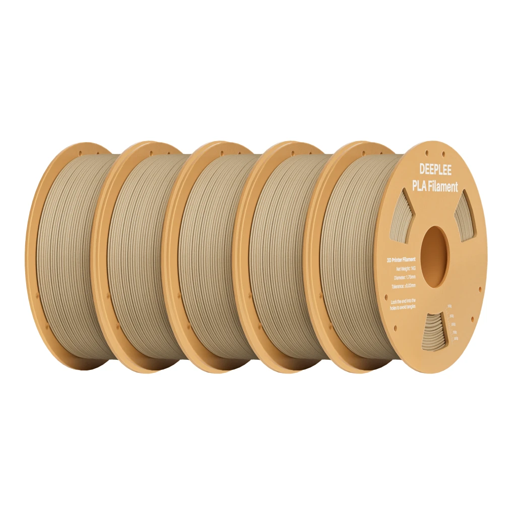 DEEPLEE PLA 3D-Drucker Filament PLA Filament 1,75mm 10KG, Sorgfältig Gewickeltes 3D-Druck Filament 1,75mm, Passend für die Meisten FDM 3D-Drucker