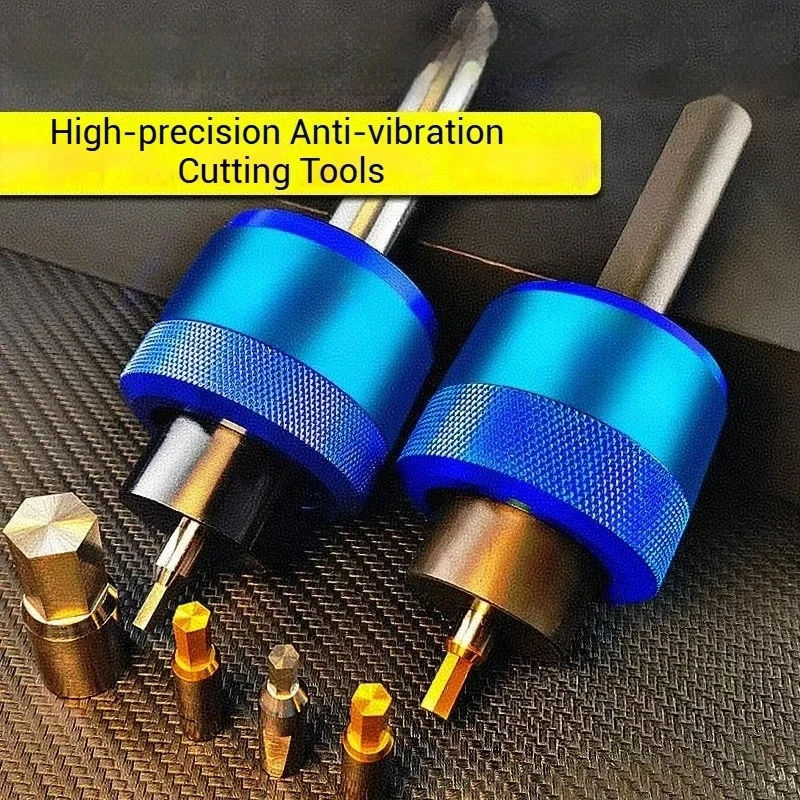 Straight Shank 8.0mm Hexagonal Squareal CT08 CT16 Rotary Broach Punch Holder British System C16/C20/C22/C25/C32 for Lathe