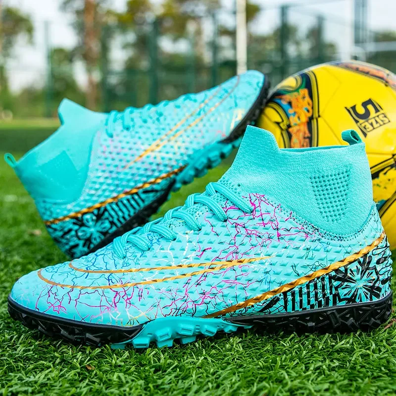 

Мужская футбольная обувь, футбольные бутсы для мальчиков, спортивная обувь для тренировок на открытом воздухе, Детская футбольная обувь, высококачественные профессиональные футбольные бутсы