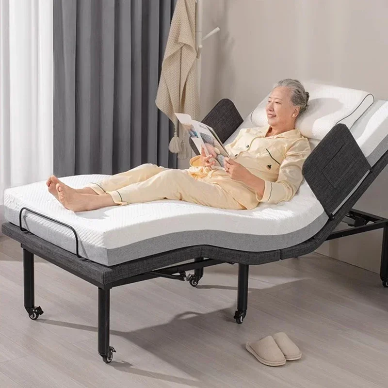 Modern Recovery Beds Bedframe Adjustable Electric Comfortable Beds Multifunction Old People Bedroom Furniture Opklapbedden LLB