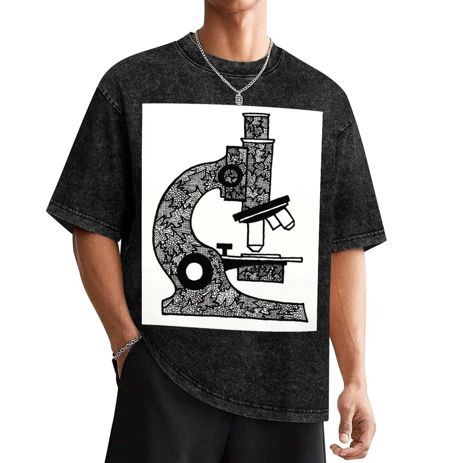 Microscope T-Shirt graphic t shirt vintage plus size tops Blouse t shirt men