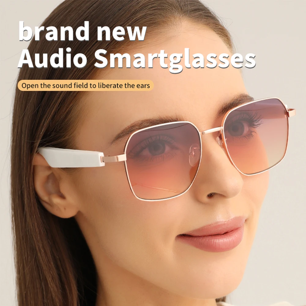 Smart Sunglasses Bluetooth glasses,Wireless HD UV Protective Lens Eyewear Waterproof Speaker,listen to songs, talk sunglasses