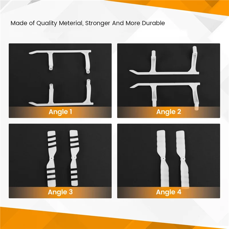 【Найвичайшая цена!】2X RC Toy Helicopter Upgrade C138 Ходовая часть и хвостовой ротор Комплект для RC ERA C138 Bell 206 1:33 RC Toy Helicopter