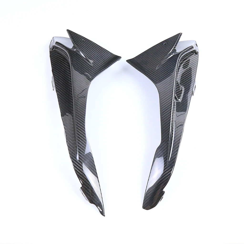 3K Pure Dry Carbon Fiber Motorcycle Accessories Upper Side Panel Fairing Kit Air Deflector  For BMW S1000RR 2015 2016 2017 2018