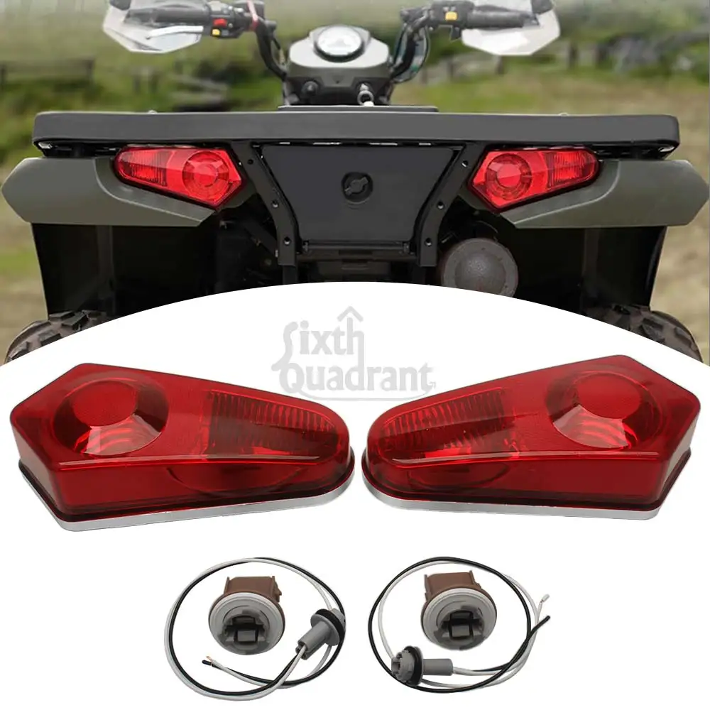 Rear Tail Light Lampshade Housing With Wire for Polaris RZR Trail 570 800 XP 900 Sportsman 450 850 2009-2025 Not include Light