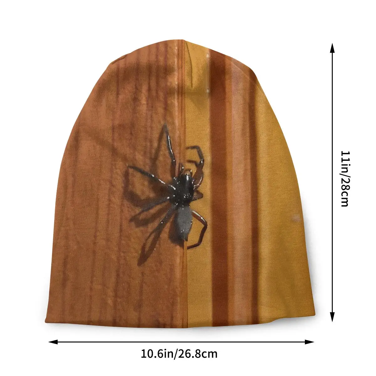 Tiny Spider On The Door Bonnet Homme Fashion Thin Skullies Beanies Spider Web Animal Caps For Men Women Style Hats