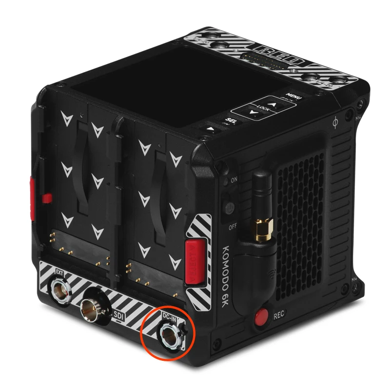Anton Bauer V-Mount D-tap, holz Kamera Dtap zu 2 Pin Weibliche für Rot Komodo Kamera Power Kabel – Detail 6