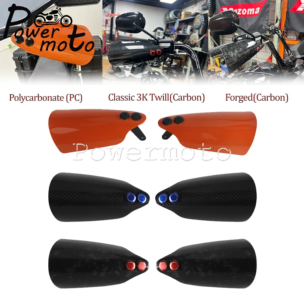 

Carbon/PC Hand Guard Shade For Harley Touring Road Glide FLTRX CVO FLTRXSTSE FLTRXSE 23+ Motorcycle Handlebar Handguards Shield