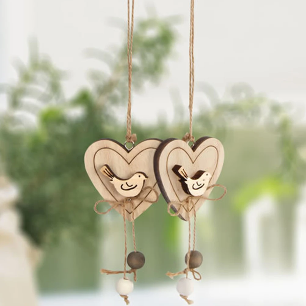 

Heart Shape Pendants Hanging Heart Shape Hanging nament Crafts Animal Decoration Wedding Party Home Festive Sewing Supplies